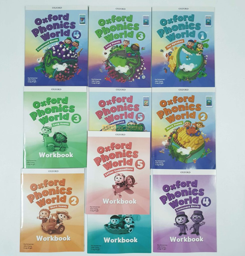 Bộ sách Oxford Phonics World Level 1-Level 5 ( Sách nhập khẩu) 10 Bộ sách Oxford Phonics World Level 1-Level 5 ( Sách nhập khẩu)