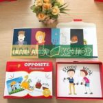 Bộ Thẻ Opposite ( Thẻ Từ Đồng Nghĩa Trái Nghĩa) - Trọn Bộ 100 Thẻ 3 Thẻ Opposite ( thẻ từ Đồng Nghĩa Trái Nghĩa) lalabookshop