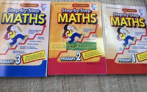 Bộ sách Step by Step Math - Sách toán Sing - 6 cuốn - LalaBookShop