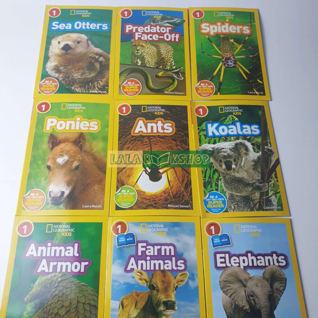 Bộ sách National Geographic Kids level 1 - 46 cuốn , kèm
