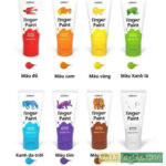 Bộ Màu Vẽ Bằng Tay Mideer Finger Paint 8 Tuýp - MD4110 4 4 2