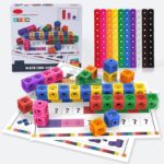 Bộ Giáo Cụ Toán Học Math Link Cubes- Number Block - Trọn Bộ 100 Khối Vuông, 30 Thẻ 2 Mặt, 10 Số Và 4 Dấu Cơ Bản 8 z3213422001216 32e0b917f064ab3e95eb1570b6b97645