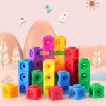 Bộ Giáo Cụ Toán Học Math Link Cubes- Number Block - Trọn Bộ 100 Khối Vuông, 30 Thẻ 2 Mặt, 10 Số Và 4 Dấu Cơ Bản 11 z3213422036247 f8a6f20af90cd451734660e9bf19f9fb