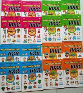 Bộ Sách Phát Tiển Trí Tuệ 1088 Câu Đố ( 4-5 tuổi ) 3 Phát Tiển Trí Tuệ 1088 Câu Đố