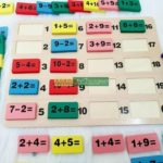 Bộ Đồ Chơi Domino Toán Học - Trọn Bộ 1 Bảng Số, 110 Quân Domino, 1 Túi Đựng 2 lalabook