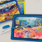 Bộ Đồ Chơi Tranh Nước Ma Thuật - Trọn Bộ 3 Cuốn - Vẽ Tranh Chỉ Cần Nước Lọc Và Bút Lông 4 Tranh Nước Ma Thuật