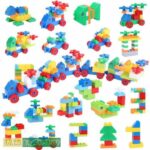 Đồ Chơi xếp hình Stem tương thích Lego Duplo túi 1kg gạch nhựa ABS cho bé thỏa sức sáng tạo. 4 Lego Duplo túi 1kg