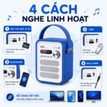 Loa Loci Bản P50 Bản Nâng Cấp Loa Nghe Tiếng Anh Bao Gồm List Bài Hát 10000 Bài, Sẵn Thẻ Nhớ 32GB 10 3