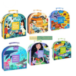 Đồ Chơi Vali Xếp Hình Mideer Nhiều Chủ Đề - Một Hộp Gồm 100 Miếng Ghép 1 Vali Xếp Hình Mideer