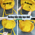 Ghế Lười Đa Năng Cho Bé Đọc Sách, Có Thể Gấp Gọn 6 Ghế Lười Đa Năng