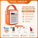 Loa Loci Bản P50 Bản Nâng Cấp Loa Nghe Tiếng Anh Bao Gồm List Bài Hát 10000 Bài, Sẵn Thẻ Nhớ 32GB 5 cam