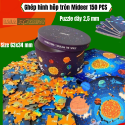Ghép Hình Mideer Hộp Tròn 150 Miếng