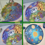 Đồ Chơi Ghép Hình Mideer Hộp Tròn 150 Miếng Với 4 Chủ Đề Space, the Forest, The Sea, Animals 1 10 2