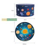 Đồ Chơi Ghép Hình Mideer Hộp Tròn 150 Miếng Với 4 Chủ Đề Space, the Forest, The Sea, Animals 12 13 2