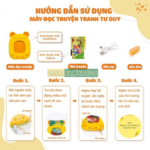 Đồ Chơi Máy Đọc Truyện Kennen , Máy Đọc Truyện Tranh Tư Duy Gồm 15 Câu Truyện 3 Máy Đọc Truyện Kennen