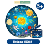 Đồ Chơi Ghép Hình Mideer Hộp Tròn 150 Miếng Với 4 Chủ Đề Space, the Forest, The Sea, Animals 8 6 2