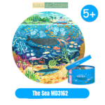 Đồ Chơi Ghép Hình Mideer Hộp Tròn 150 Miếng Với 4 Chủ Đề Space, the Forest, The Sea, Animals 11 9 2