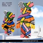 Đồ Chơi Lắp Ráp Mô Hình Gấu BearBrick 55cm Cỡ Lớn