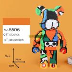 Đồ Chơi Lắp Ráp Mô Hình Gấu BearBrick 55cm Cỡ Lớn