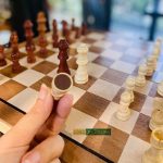 BỘ CỜ VUA XUẤT MỸ GỖ SỒI MỚI NHẤT NĂM 2025 Có Nam Châm 6 7 4