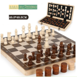 BỘ CỜ VUA XUẤT MỸ GỖ SỒI MỚI NHẤT NĂM 2025 Có Nam Châm 7 8