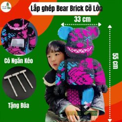 Gấu BearBrick 55cm