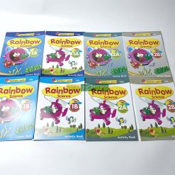 Bộ Rainbow Math, Science và English (Mỗi môn 8 cuốn)