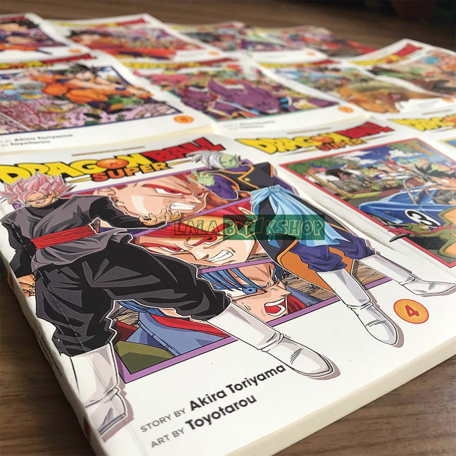 Dragon Ball Super Bản Tiếng Anh - Bảy Viên Ngọc Rồng English Version Bộ 14  Cuốn - Lalabookshop