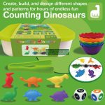 Bộ học liệu Counting Dinosaurs cho trẻ 2+ tuổi 1 5 12