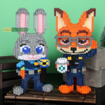 Lego Mô Hình Cỡ Lớn, Lego Cáo Cảnh Sát 108cm, Lego Thỏ Cảnh Sát 108 cm, Lắp Ghép Mô Hình Size Đại 1 lalabook shop