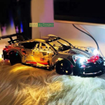 Đồ Chơi Lego Siêu Xe Porsche 911 - Trọn Bộ 1580 PCS Có Đèn Pha Sáng 5 4