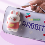 Hộp Bút 2 Ngăn in Hình 3D Nổi Dễ Thương 3 5 6