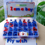 Đồ Chơi Giáo Dục Bảng Lắp Ghép Chữ Cái Nam Châm - Trọn Bộ 234 PCS 8 9 4