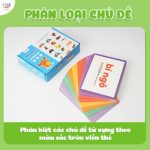 Thẻ Học Thông Minh Gồm 100 Thẻ Với 10 Chủ Đề Song Ngữ Anh - Việt 3 Thẻ Học Thông Minh