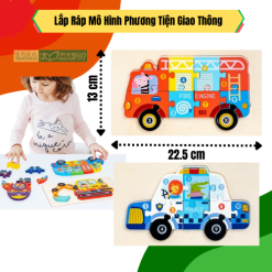 Đồ Chơi Xếp Hình Gỗ 3D