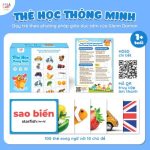 Thẻ Học Thông Minh Gồm 100 Thẻ Với 10 Chủ Đề Song Ngữ Anh - Việt 6 x5j43er62u 400x400px
