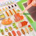 Sổ Sticker 300 Miếng Dán Với 4 Chủ Đề Ẩm Thực, Khu Vui Chơi, Dã Ngoại, Mua Sắm 1 15 1