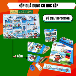 Hộp Quà Dụng Cụ Học Tập Doraemon