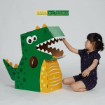 Đồ Chơi Hóa Trang Trung Thu Khủng Long Xanh, Khủng Long Đỏ, Hổ, Lân - 4 Mẫu Hóa Trang Cực Đẹp 3 2 3