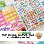 Sổ Sticker 300 Miếng Dán Với 4 Chủ Đề Ẩm Thực, Khu Vui Chơi, Dã Ngoại, Mua Sắm 7 Sổ Sticker 300 Miếng Dán