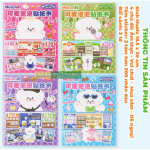 Sổ Sticker 300 Miếng Dán Với 4 Chủ Đề Ẩm Thực, Khu Vui Chơi, Dã Ngoại, Mua Sắm 9 24 1