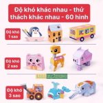 Đồ Chơi Gấp Giấy Nghệ Thuật Origami 3D - Xếp Giấy 3 Cấp Độ