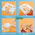 Đồ Chơi Gấp Giấy Nghệ Thuật Origami 3D - Xếp Giấy 3 Cấp Độ