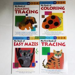 [Sách Nhập Khẩu] Sách Kumon 2 - 3 -4 Tuổi Trọn Bộ 4 Quyển