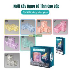 Đồ Chơi Khối Rubik Từ Tính - Biến Thể Thành 70 Hình Khối Không Gian Ba Chiều