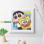 Đồ Chơi Tranh Đính Đá Tự Làm Kèm Dụng Cụ Và 1 Khung 3 Đồ Chơi Tranh Đính Đá