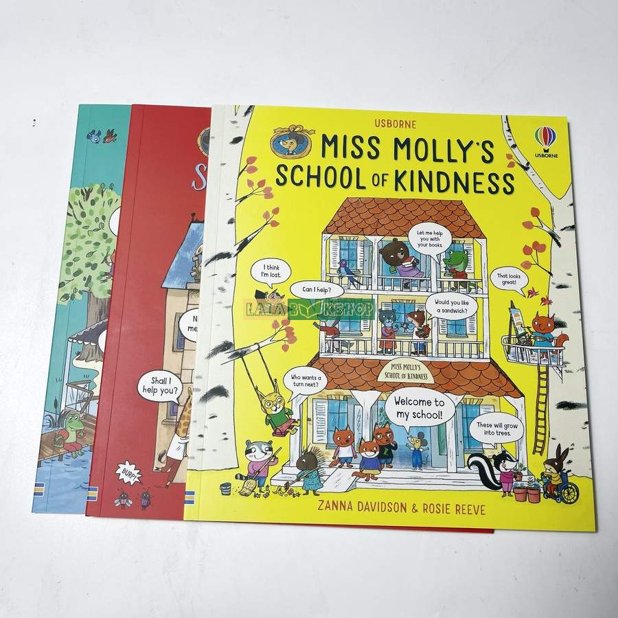 [Sách Nhập Khẩu] Usborne Miss Molly's - Trọn Bộ 3 Cuốn