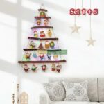 Cây Thông gỗ treo tường trang trí Noel