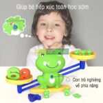 BỘ ĐỒ CHƠI ẾCH CÂN TOÁN HỌC – Vừa học vừa chơi, kích thích tư duy cho bé 3+ 4 346 1