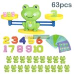 BỘ ĐỒ CHƠI ẾCH CÂN TOÁN HỌC – Vừa học vừa chơi, kích thích tư duy cho bé 3+ 5 347 1
